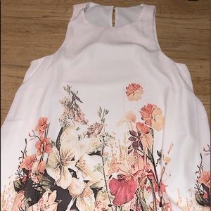 floral print slip dress